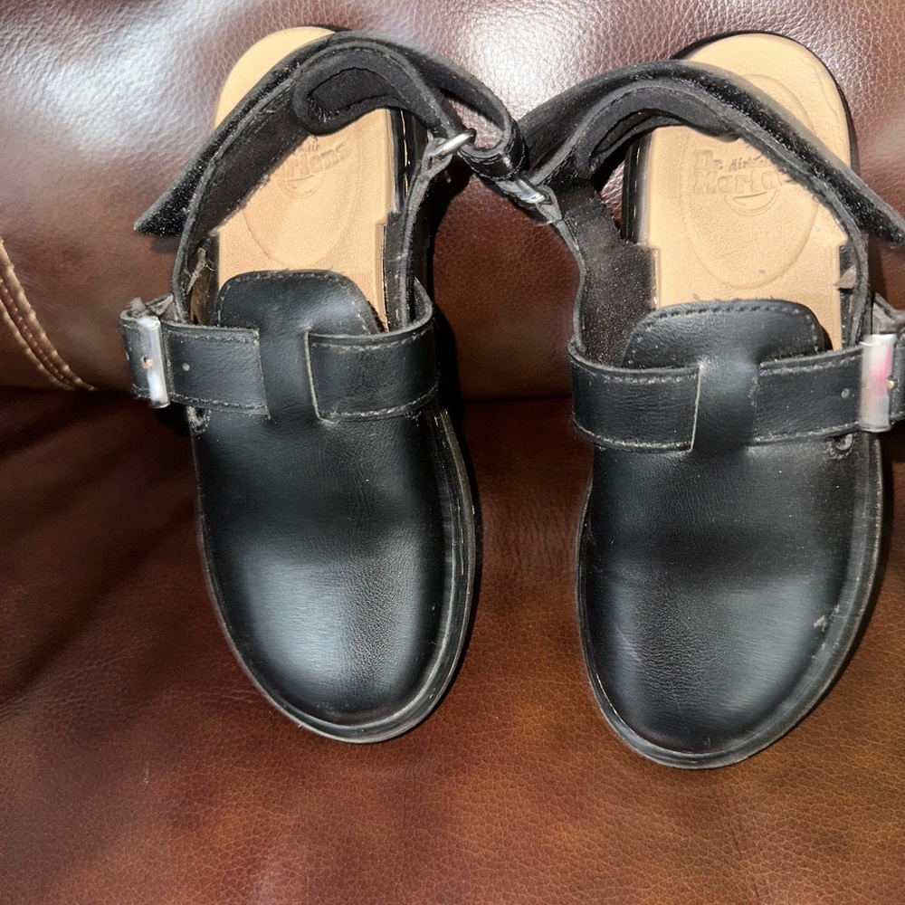 Doc Martens Kids Black Leather shoes
